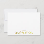 Aufschiebung von Gold-Blätter Ankündigung (Rückseite)