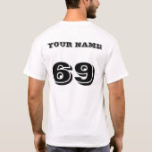 Aufschläge Sie recht T-Shirt (Rückseite)