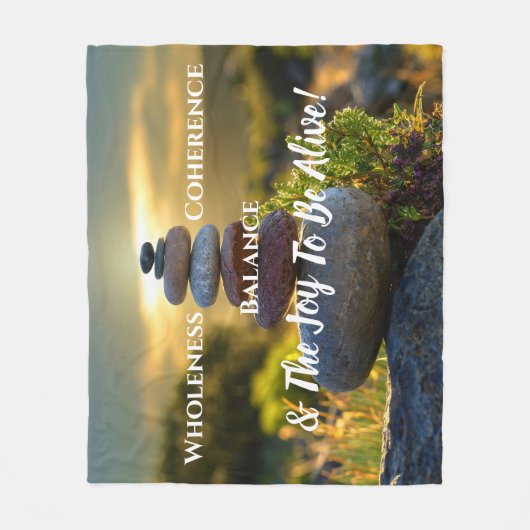 aufschlussreich fleecedecke (Vorderseite)