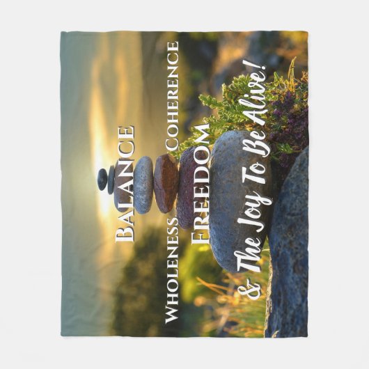 aufschlussreich fleecedecke (Vorderseite)