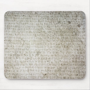 Aufschrift in der Kushana Sprache geschrieben Mousepad