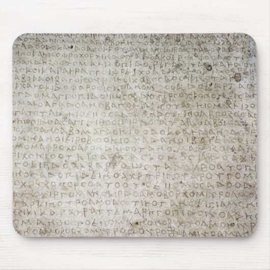 Aufschrift in der Kushana Sprache geschrieben Mousepad (Vorne)