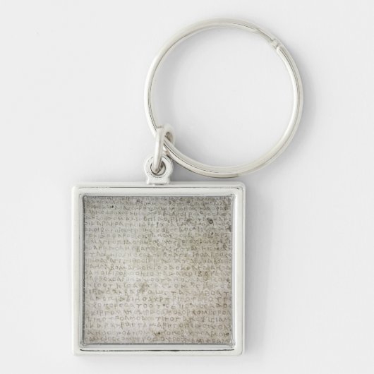 Aufschrift in der Kushana Sprache geschrieben Schlüsselanhänger (Vorne)