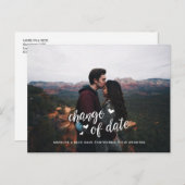 Aufschub des Hochzeitsstils, Niedliche Änderung de Postkarte (Vorne/Hinten)