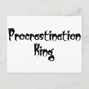 Aufschub König Postkarte