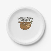 Aufschub Master Classic T - Shirt Pappteller (Vorderseite)