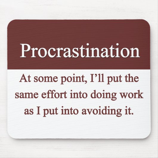 Aufschub Mousepad (Vorne)