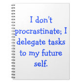 Aufschub Notizblock (Vorderseite)