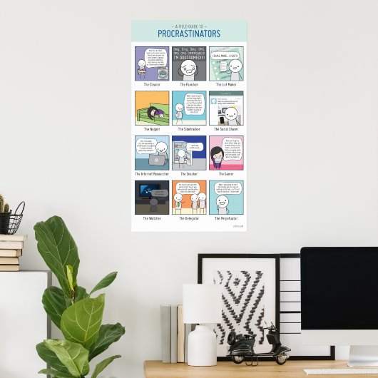 Aufschub Poster (Heimbüro)