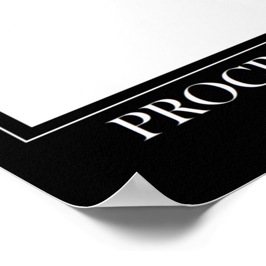 Aufschub Poster (Ecke)