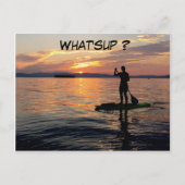 Aufsetzen (Stand Up Paddle Board) Postkarte (Vorderseite)