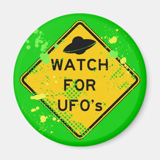 AUFSICHT AUF UFO MAGNET (Vorne)