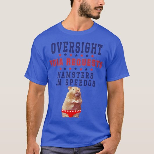 Aufsichtsanträge und Hamster in Speedos T-Shirt (Vorderseite)