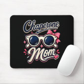 Aufsichtsmutter Retro-Sonnenbrille Schule sogar Mousepad (Mit Mouse)