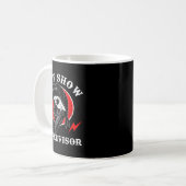 Aufsichtsvorarbeiter Cooler Junge Schädel Sarkasti Kaffeetasse (Vorderseite Links)