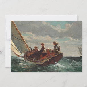 Aufspülung (ein fairer Wind)   Winslow Homer