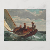Aufspülung (ein fairer Wind) | Winslow Homer Postkarte (Vorderseite)