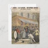 Aufstand gegen eine Heilsarmee Postkarte (Vorne/Hinten)