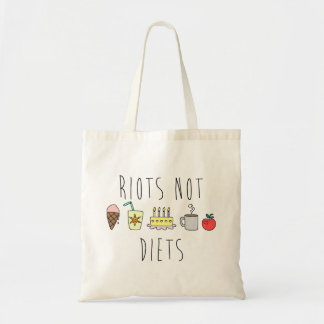 Aufstand-nicht Diät-Budget-Tasche Tragetasche