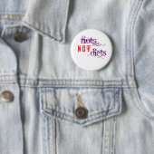 Aufstand-nicht Diäten (lila und rot) Button (Beispiel)