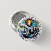 Aufstand zu den Tyrannen ist Gehorsam zum Gott Button (Vorne & Hinten)