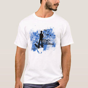 Aufstands-Blau T-Shirt