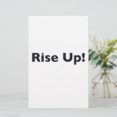 Aufstehen! Briefpapier (Stehend Vorderseite)