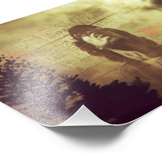 Aufstehen Fotodruck (Ecke)