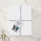 Aufstehen für Baby Robot Baby Shower Geschenkanhänger (Mit Garn)