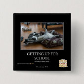 Aufstehen für Schule Button (Vorderseite)