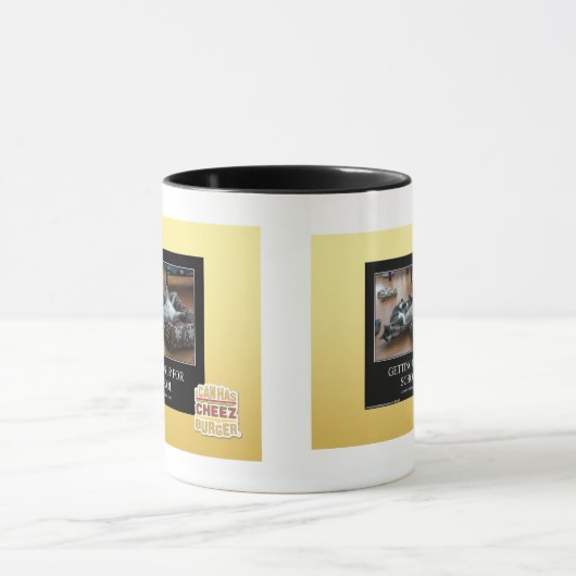 Aufstehen für Schule Tasse (Zentrum)