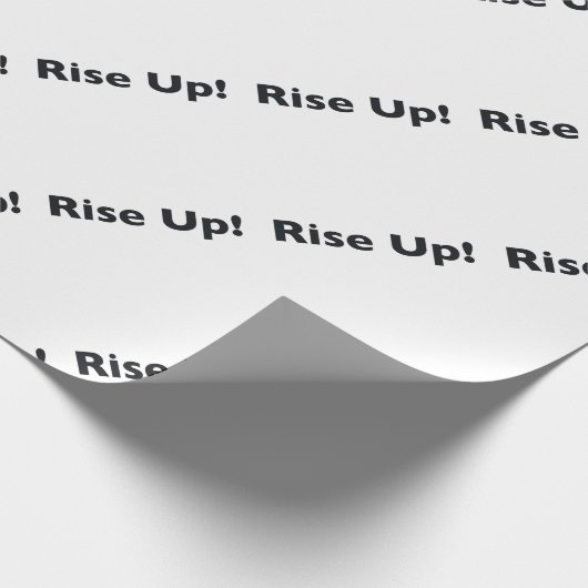 Aufstehen! Geschenkpapier (Ecke)