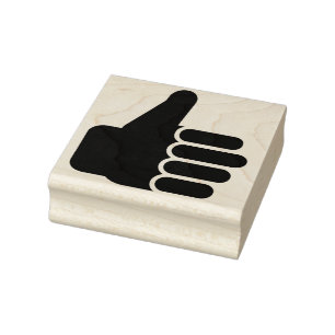 Aufstehen Gummistempel