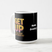 Aufstehen, Ihre Geschichte ist noch nicht vorbei M Kaffeetasse (Vorderseite Links)