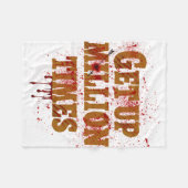 Aufstehen Millionen Mal | Die besten inspirierende Fleecedecke (Vorderseite (Horizontal))