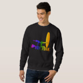 Aufstehen mit einer Yoga-Pose Sweatshirt (Vorne ganz)