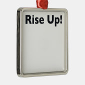 Aufstehen! Ornament Aus Metall (Rechts)