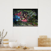 Aufstehen Poster (Küche)