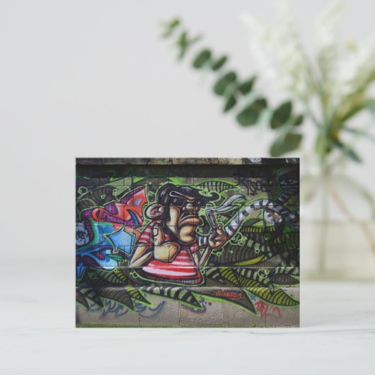 Aufstehen Postkarte (Stehend Vorderseite)