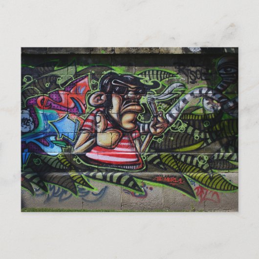 Aufstehen Postkarte (Vorderseite)