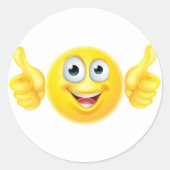 Aufstehen Runder Aufkleber (Vorderseite)