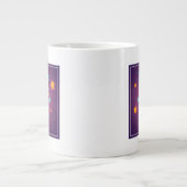 Aufstehen und anfangen, Ihren Träumen zu folgen Jumbo-Tasse (Vorderseite)