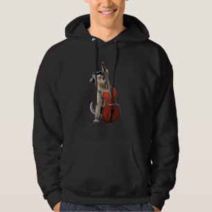 Aufstehen und aufrecht stehen - Gitarre der Doppel Hoodie