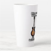 Aufstehen und leuchten. Es ist Gitarrenzeit. Vinta Milchtasse (Vorderseite)