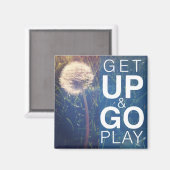 Aufstehen und losgehen magnet (Vorderseite/Rückseite)