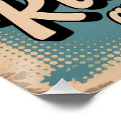 Aufstehen und ran poster (Ecke)