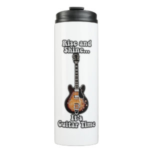 Aufstehen und strahlen. Es ist Gitarrenzeit. Vinta Thermosbecher
