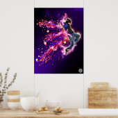 Aufstehen von Jonathan Hasson Poster (Küche)