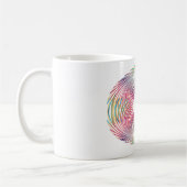 Aufstehen. Wing nach unten. Kaffeetasse (Links)