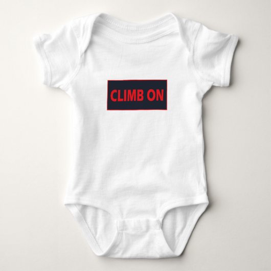 aufsteigen baby strampler (Vorderseite)